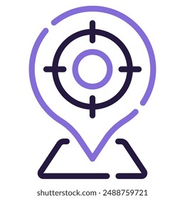 Target icon for web, app, infographic, etc