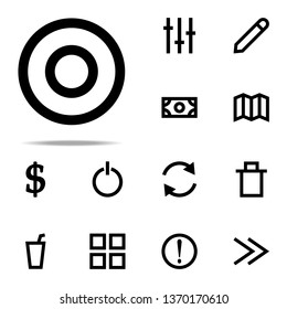 target icon. web icons universal set for web and mobile