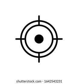 target icon with a white background. eps 10