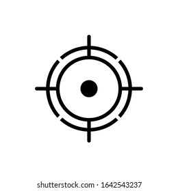 target icon with a white background. eps 10