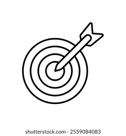 target icon with white background vector stock illustration
