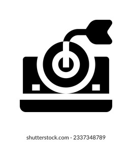 icono de destino para tu sitio web, móvil, presentación y diseño de logotipo.