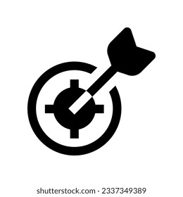 icono de destino para tu sitio web, móvil, presentación y diseño de logotipo.