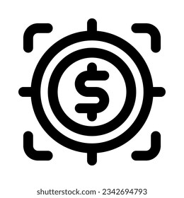target icon for your website, mobile, presentation, and logo design.