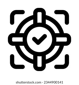icono de destino para tu sitio web, móvil, presentación y diseño de logotipo.