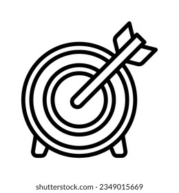 Zielsymbol für Ihre Website, Ihr Handy, Ihre Präsentation und Ihr Logo-Design.