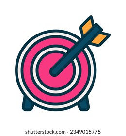 icono de destino para tu sitio web, móvil, presentación y diseño de logotipo.