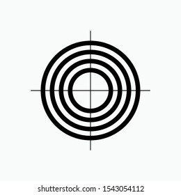 Target Icon.Goal Illustration As A Simple Vector Sign & Trendy Symbol for Design, Websites, Presentation or Application.