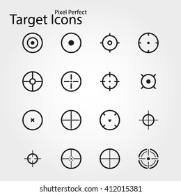 target icons, pixel prefect 