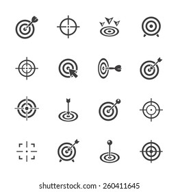 Target icons set.