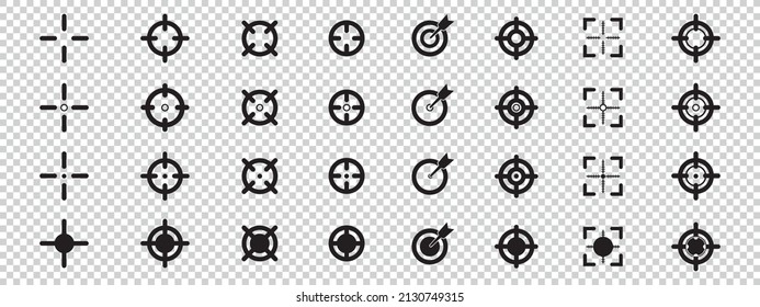 Juego De Iconos De Destino - Ilustraciones De Vectores Diferentes Aisladas En Fondo Transparente