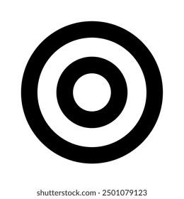 Target icons silhouette. Vector image