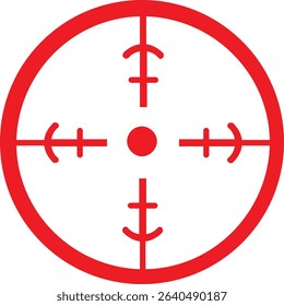 Target icon.target icon on isolated background. Crosshair in black.Editable Stroke, Pixel Perfect, Stock Illustration. Goal symbol collection. Darts icon. Hitting the bullseye line.