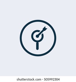 Target Icon.Vector illustration