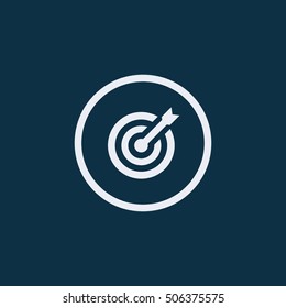 Target Icon.Vector illustration