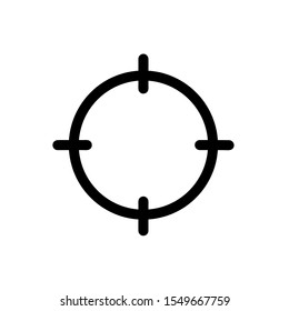 Target icon,vector illustration. Flat design style. vector target icon illustration isolated on White background, target icon Eps10. target icons graphic design vector symbols.