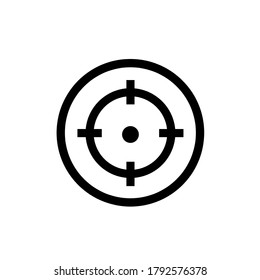 Target icon,vector illustration. Flat design style. vector target icon illustration isolated on White background, target icon Eps10. target icons graphic design vector symbols.