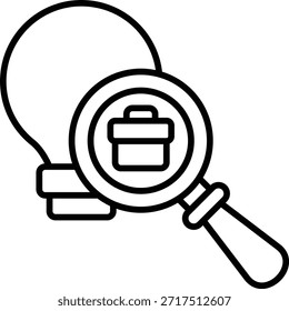 Icono de Vector de idea de destino. Se puede utilizar para aplicaciones de impresión, móviles y de Web.