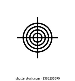target illustration icon logo template