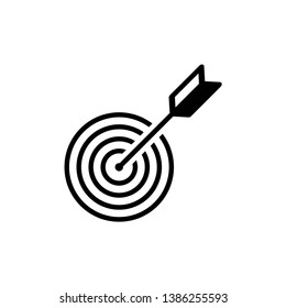 target illustration icon logo template