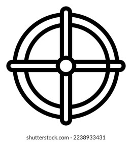 Zielillustrative Vektorgrafik und Logo Icon Army Waffensymbol perfekt. Symbol aus der modernen Kollektion für mobiles Konzept und Web-Apps Design.