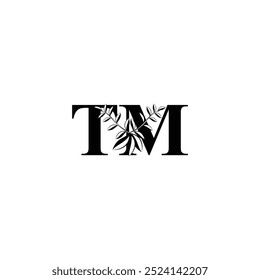 Target Initials Letter logo TM, MT, T and M