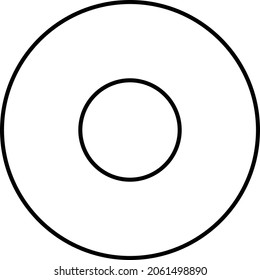 Target Isolated Vector icon which can easily modify or edit

