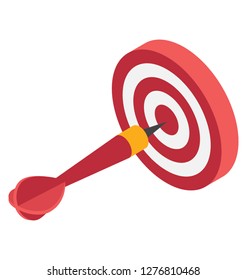 Target, isometric icon.