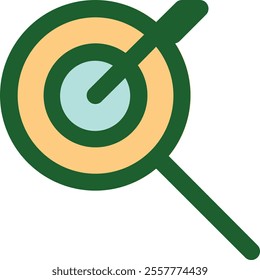 Target keyword icon symbolizing strategic focus in digital marketing and SEO. Perfect for visuals on keyword optimization, search strategies, and online visibility enhancement.