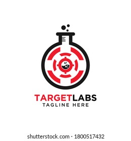Target Lab Logo Design Element. vector