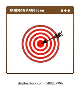  Target, landing page icon