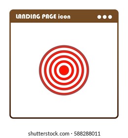  Target, landing page icon