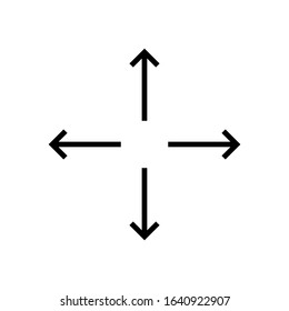 target line art vector icon - ui icon vector