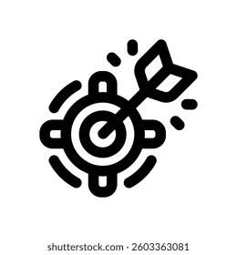 target line icon. Clean and minimalist vector icon for websites, mobile apps, presentations, and logos. Fully scalable and customizable for any project.