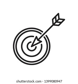 Target line icon symbol vector