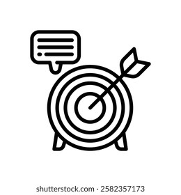 target line icon. vector icon for your website, mobile, presentation, and logo design.