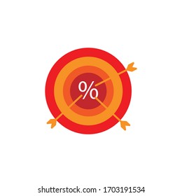 target line illustration icon on white background