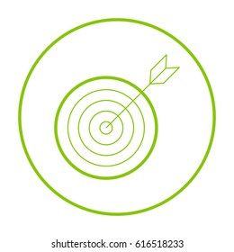 Target line vector icon