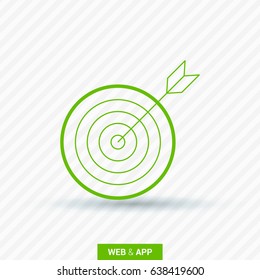 Target line vector icon