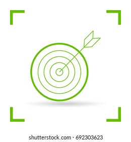 Target line vector icon