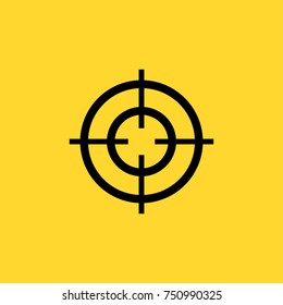 Target line vector icon 