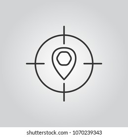 Target Location icon