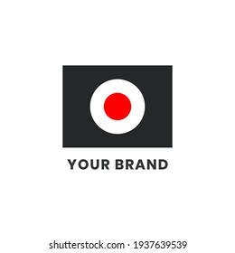 Target Logo Abstract Unique Simple alphabet letter Unique logo for business and company. Creative lettering and corporate identity. Branding design