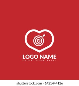 target logo concept. Designed for your web site design, logo, app, UI. map pin logo design. corporate identity logo. can be used for business company. modern illustration