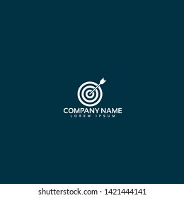 target logo concept. Designed for your web site design, logo, app, UI. map pin logo design. corporate identity logo. can be used for business company. modern illustration