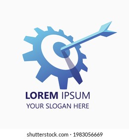 target logo design template. target illustration vector