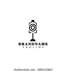 Design-Vorlage für das Logo des Zielzeichens, moderne Vektorgrafik