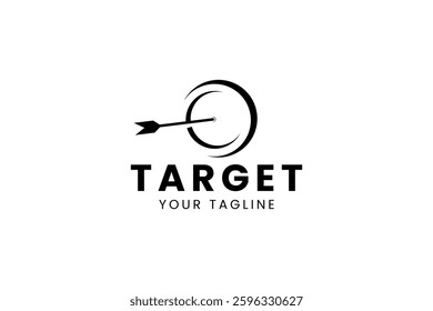 Target logo icon illustration, simple logo for branding