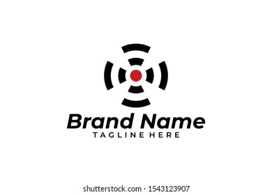 target logo icon vector isolated