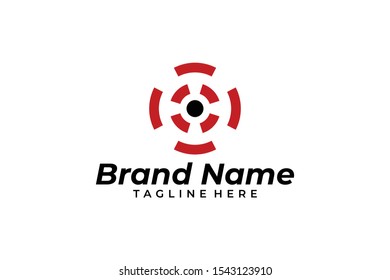 target logo icon vector isolated